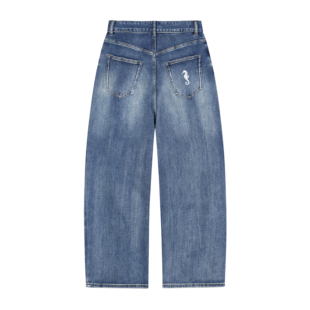 Sun Fade Heavyweight Denim Jeans
