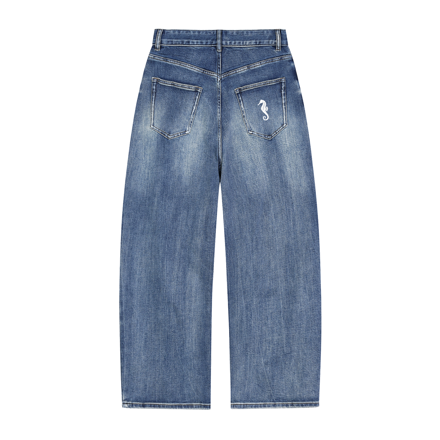 Sun Fade Heavyweight Denim Jeans