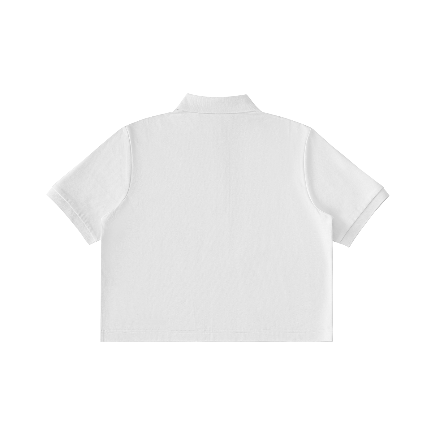 Essential Cropped Polo Shirt