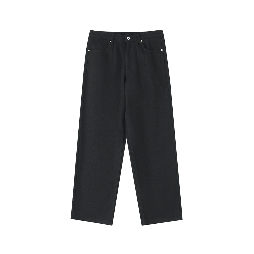Heavyweight Cotton Straight-Leg Pants