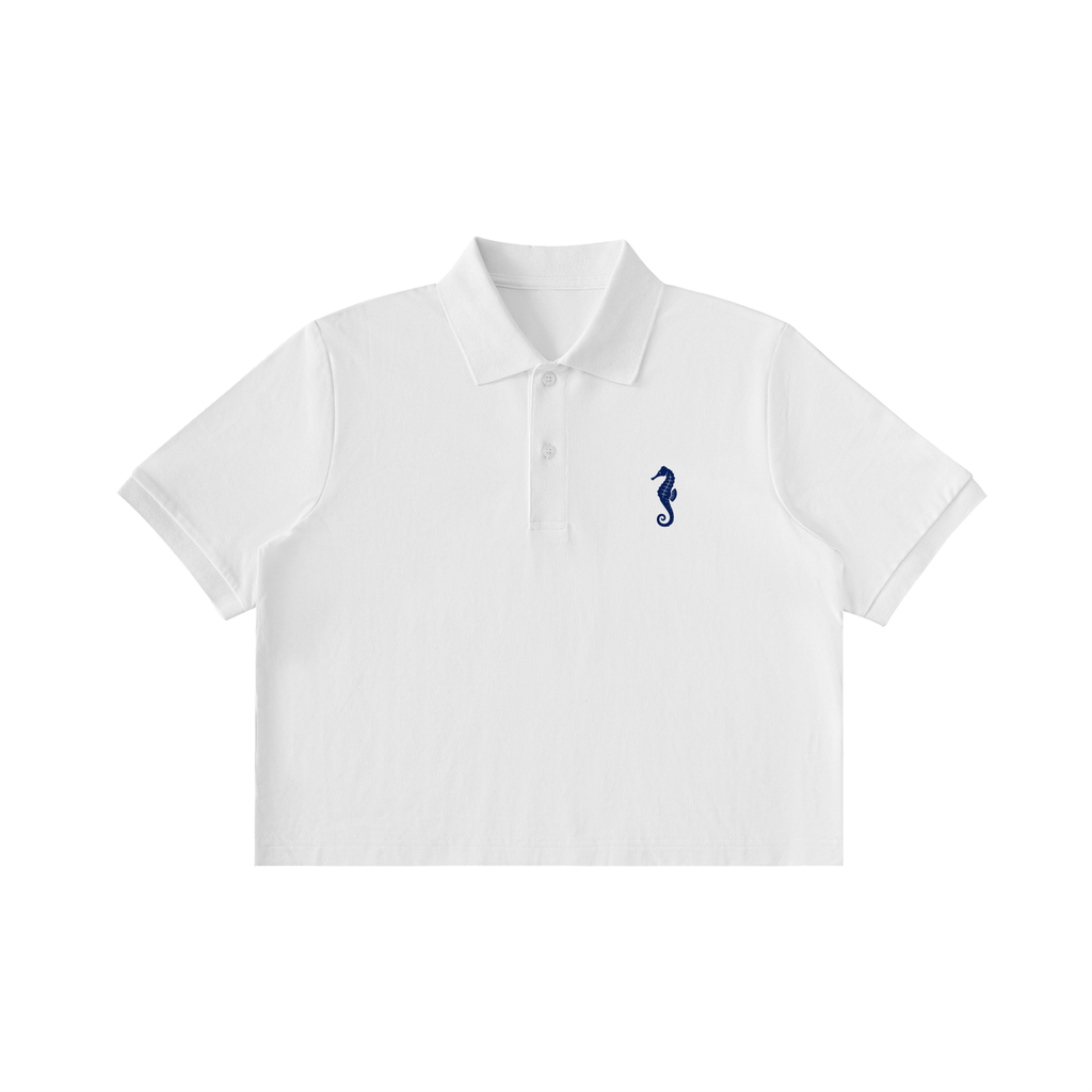 Essential Cropped Polo Shirt